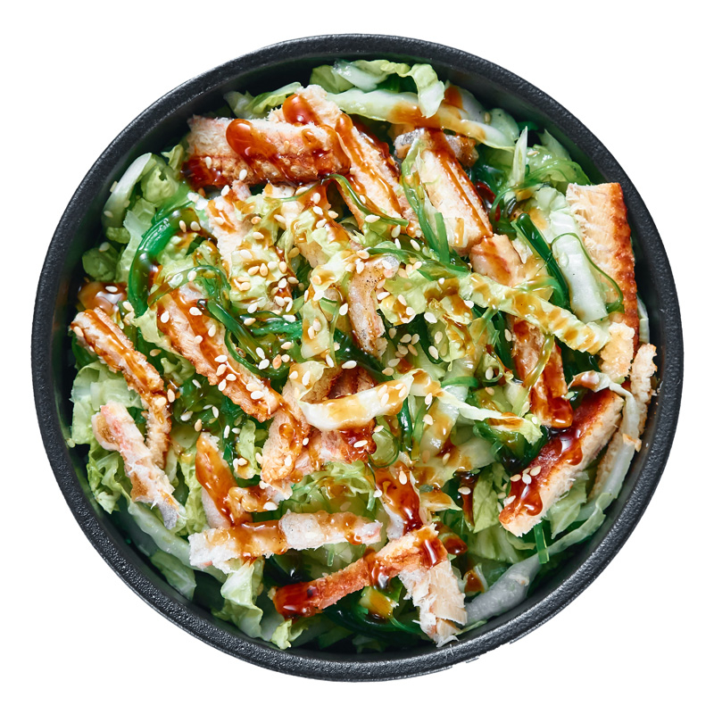 Салат с угрём