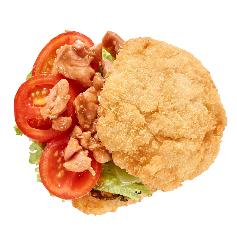 Японский бургер с курицей