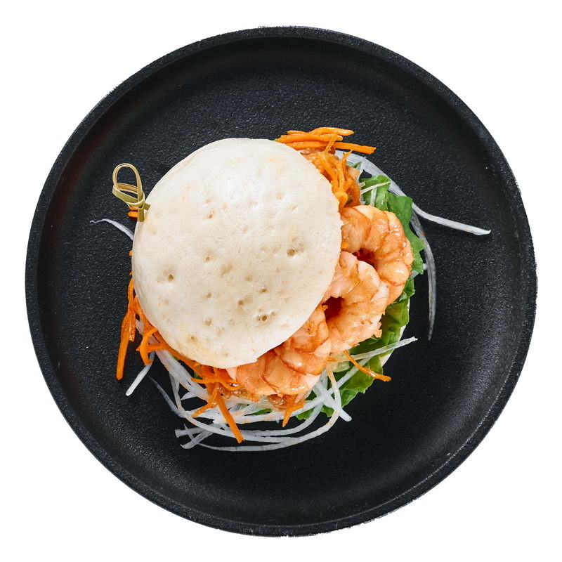 Бао бургер с креветкой