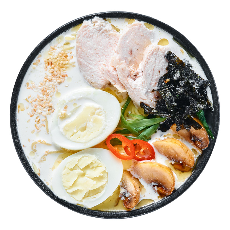 Сливочный Рамэн с курицей