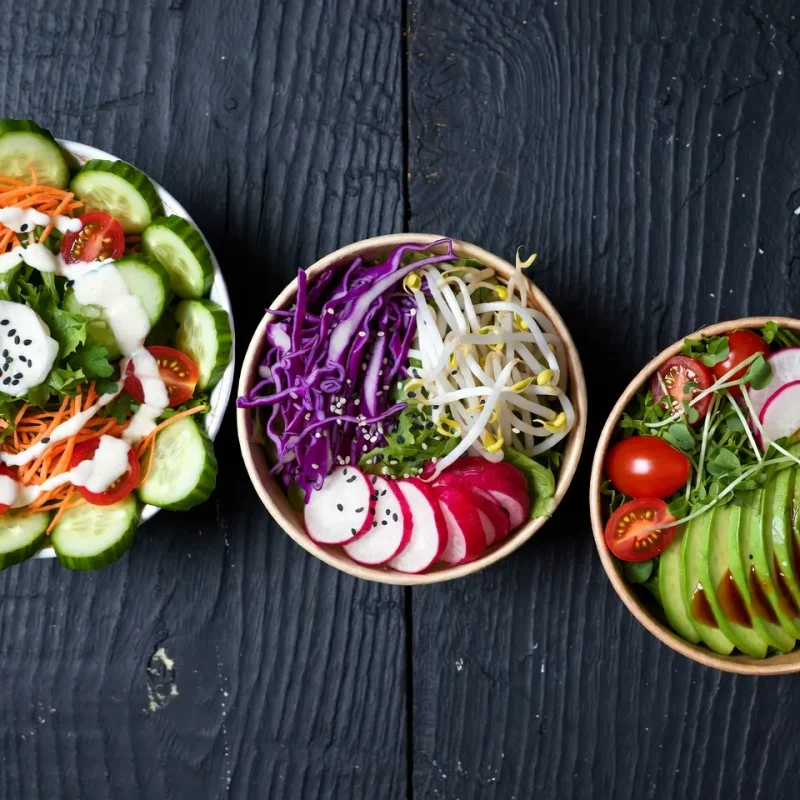 Новогодние салаты в азиатском стиле