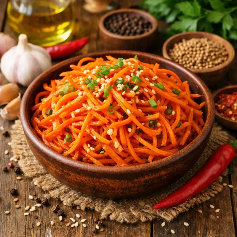 Корейская морковь по-домашнему